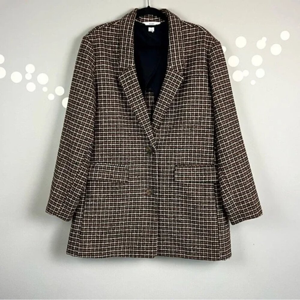 Old Navy Oversized Wool Blend Blazer Jacket XXL